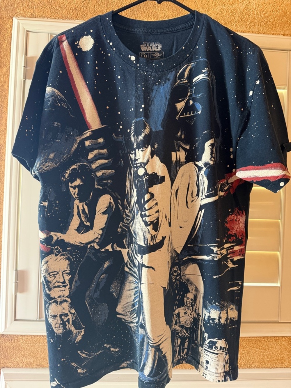 RARE STAR WARS AOP SHIRT VINTAGE 90s